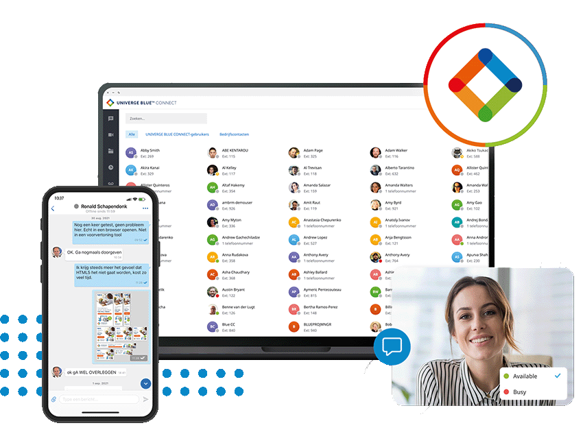 UNIVERGE BLUE - Business phone, video, chat, files and contact center